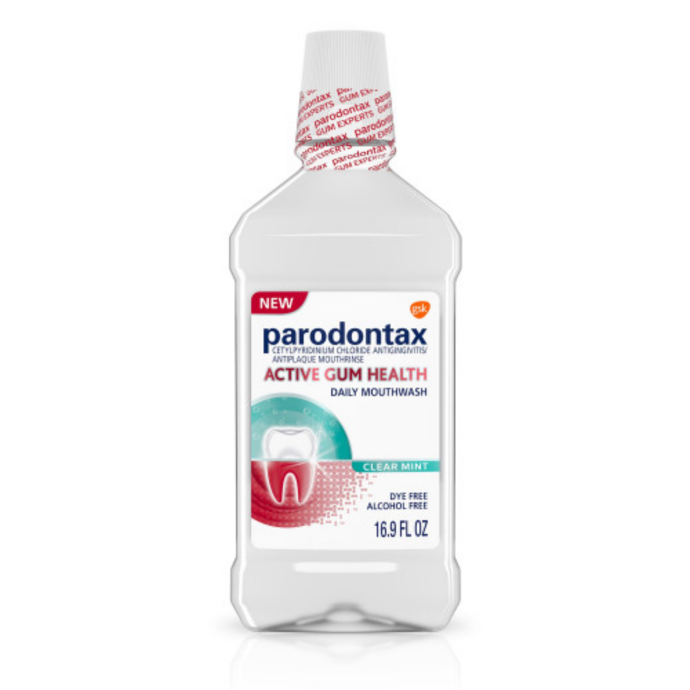 Parodontax Active Gum Health Clear Mint Mouthwash (16.9oz)