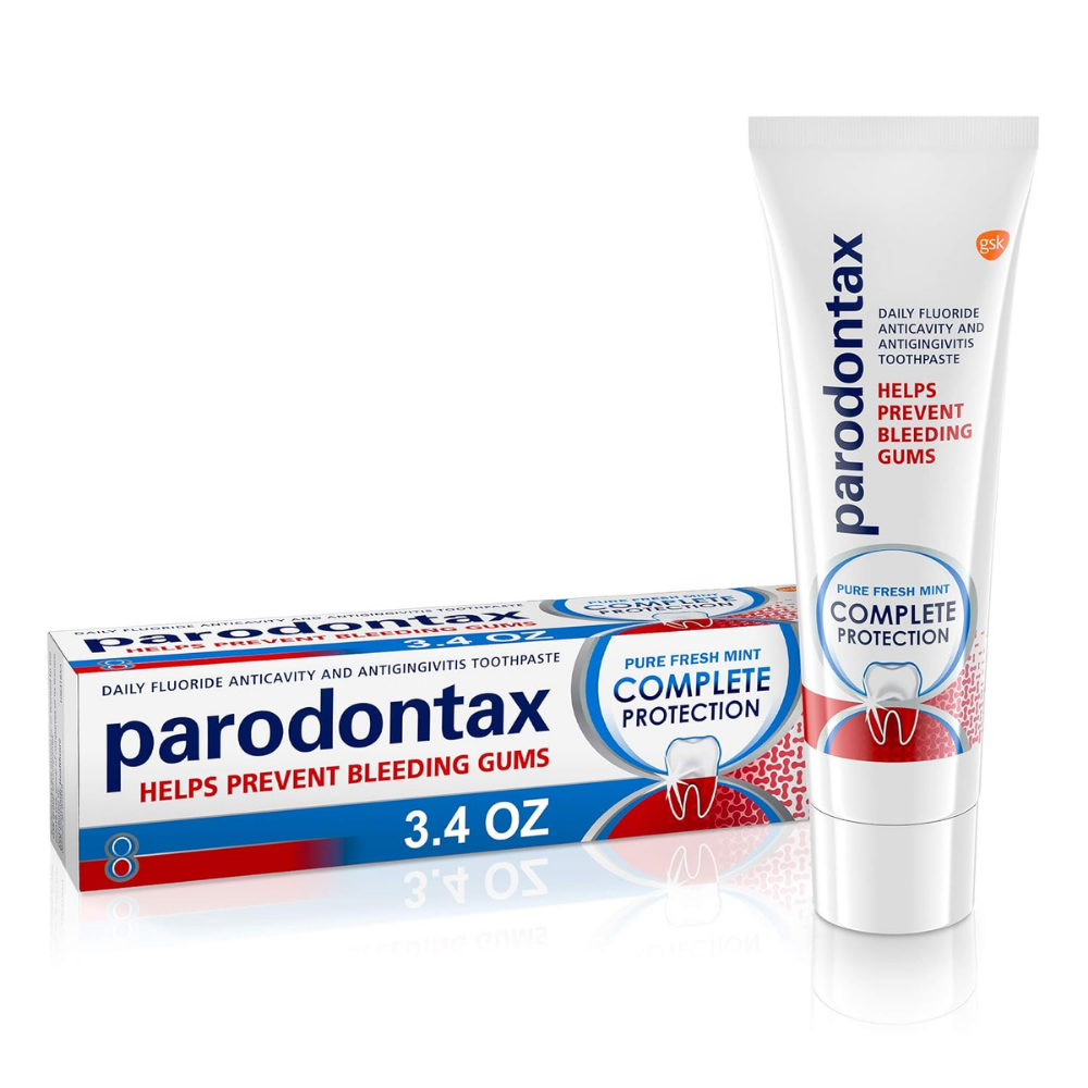 Parodontax Pure Fresh Mint Complete Protection for Bleeding Gums Toothpaste (3.4oz)