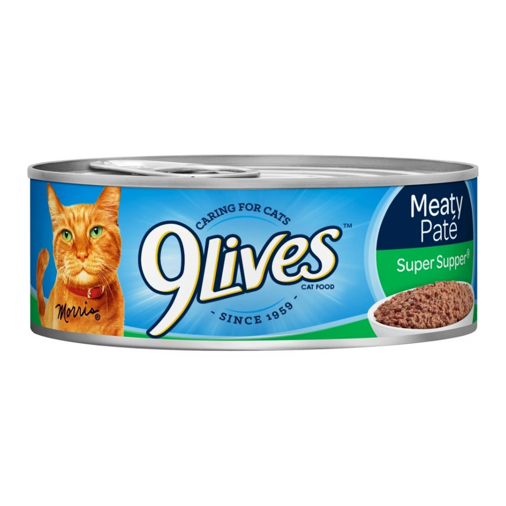 9Lives Meaty Paté Super Supper Wet Cat Food (5.5oz)