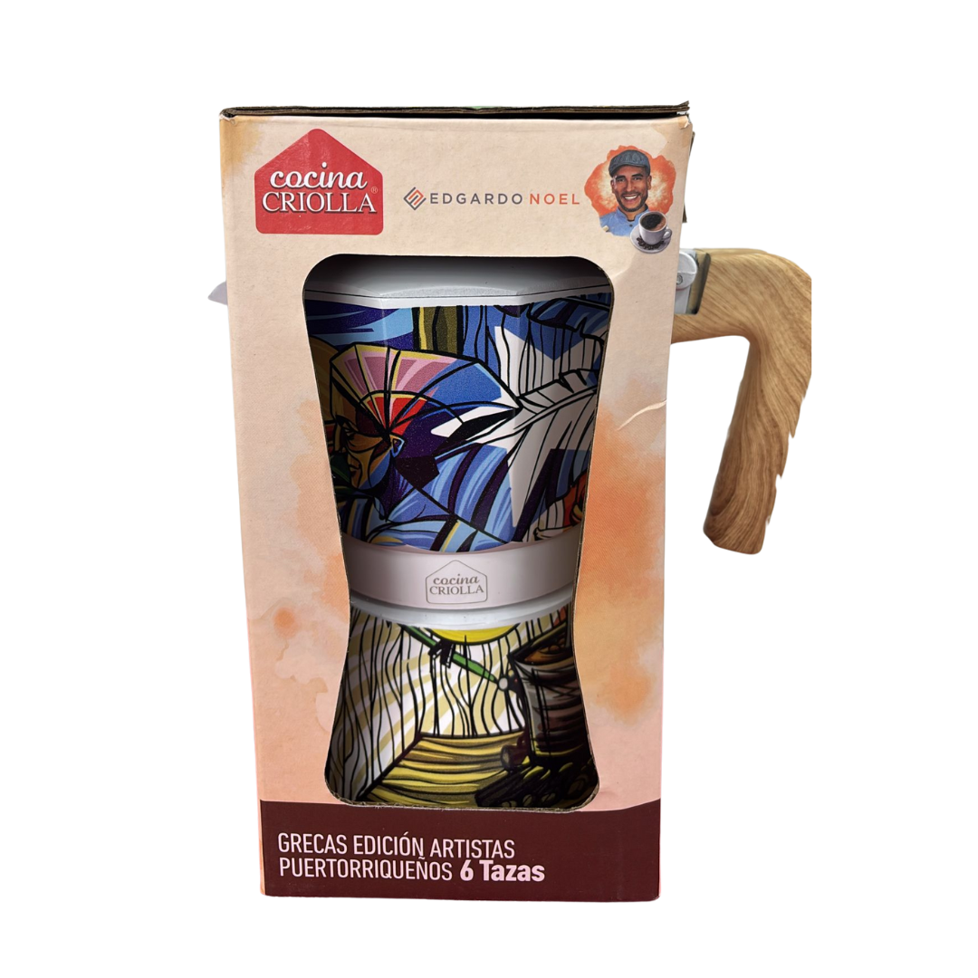 Cocina Criolla Edgardo Noel "La Tradición De Mi Abuela" Edition Espresso Coffee Maker (6‑Cup)