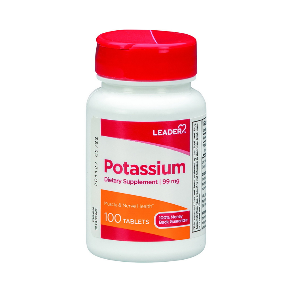 Leader Potassium Supplement (99mg 100ct)
