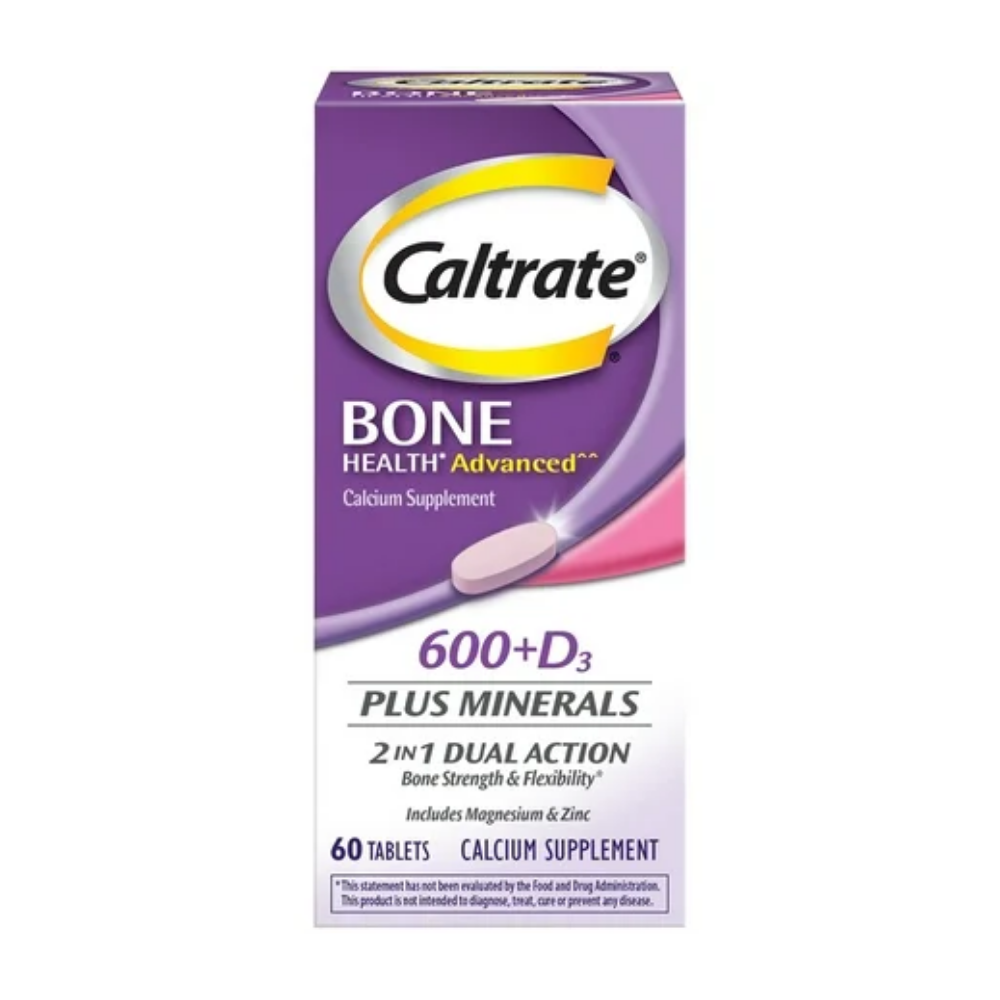 Caltrate Bone Health Advanced 600+D3 Plus Minerals (60 ct)