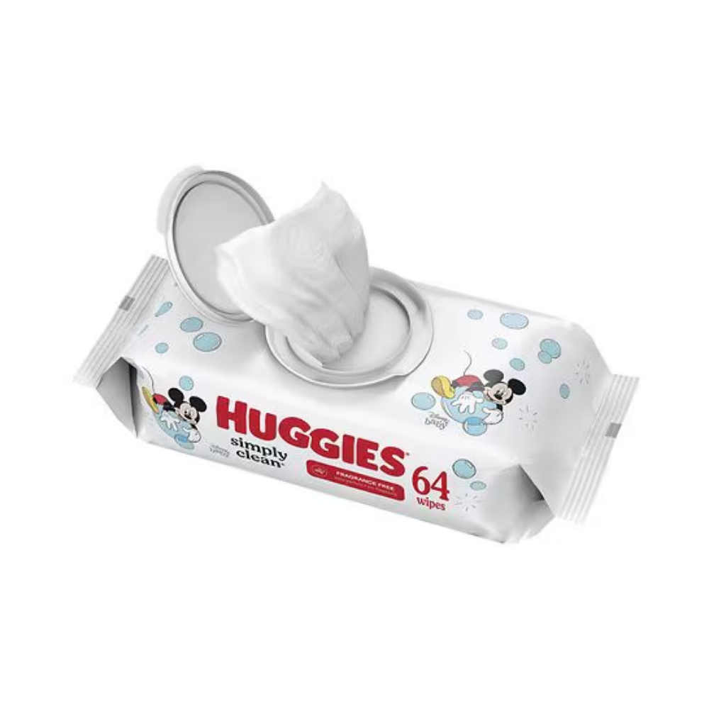Huggies Baby Simply Wipes (64ct)