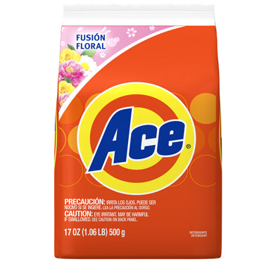 Ace Floral Fusion Powder Laundry Detergent – 17 oz / 500 g