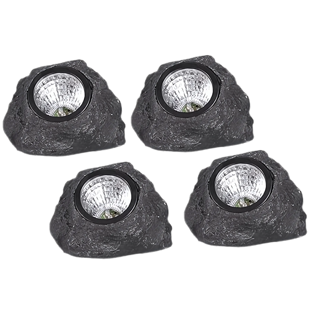 4-Pack Solar Rock Lights Model AA2023-1-989