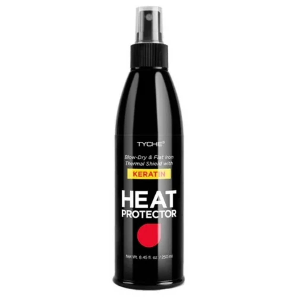 Tyche Black Heat Protector Spray with Keratin (8.45 oz)