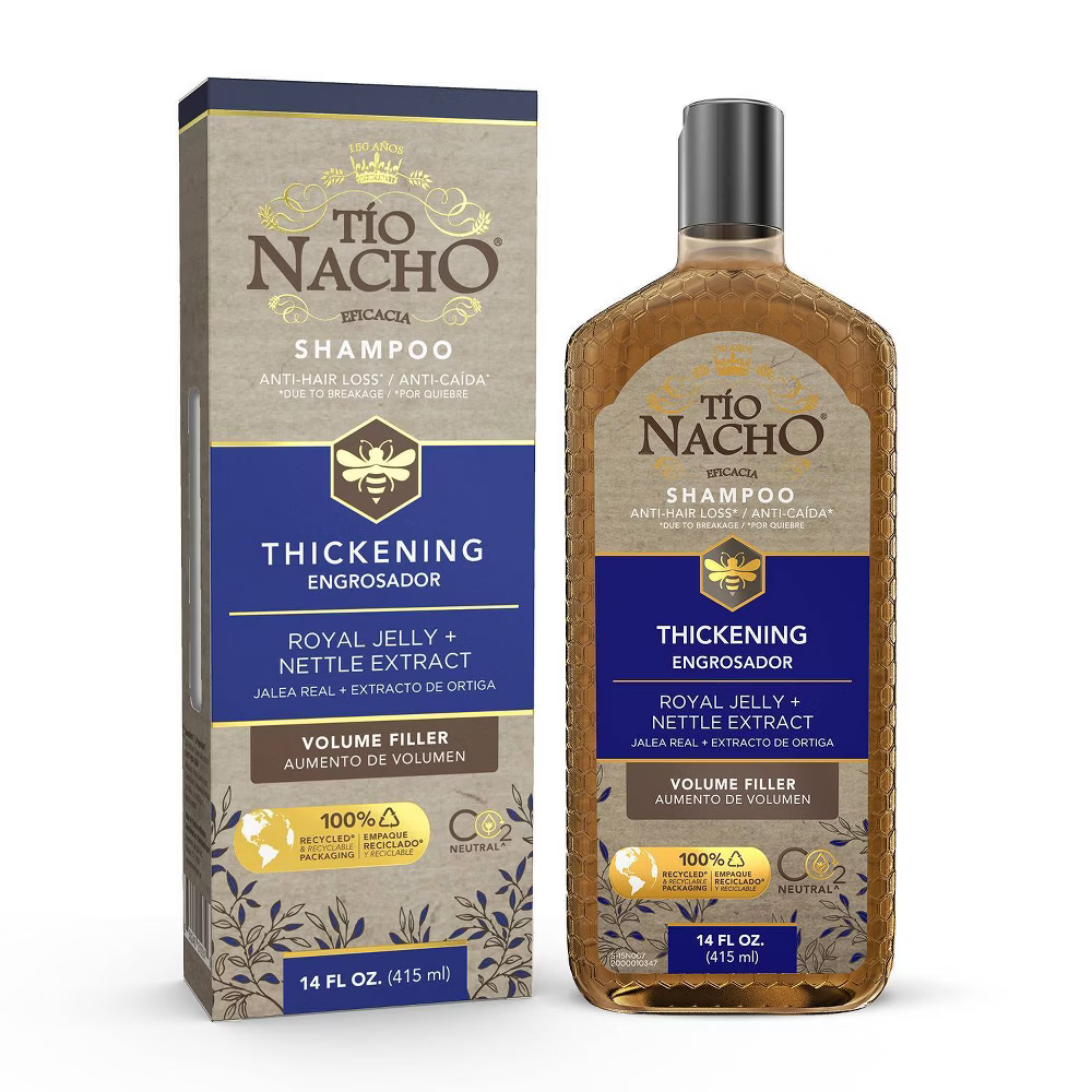 Tío Nacho Thickening Shampoo with Royal Jelly & Nettle Extract (14 fl oz)