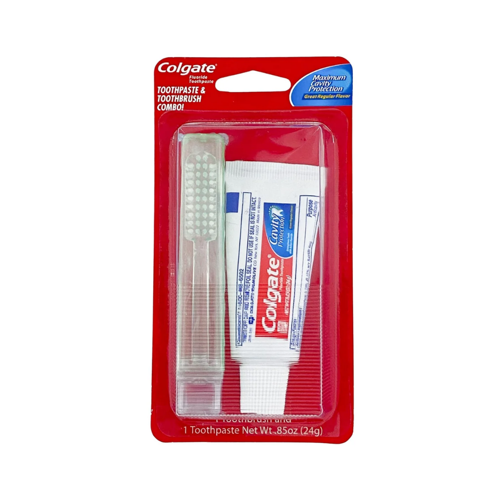 Colgate Toothpaste and Toothbrush Combo Travel Kit (0.85 oz)