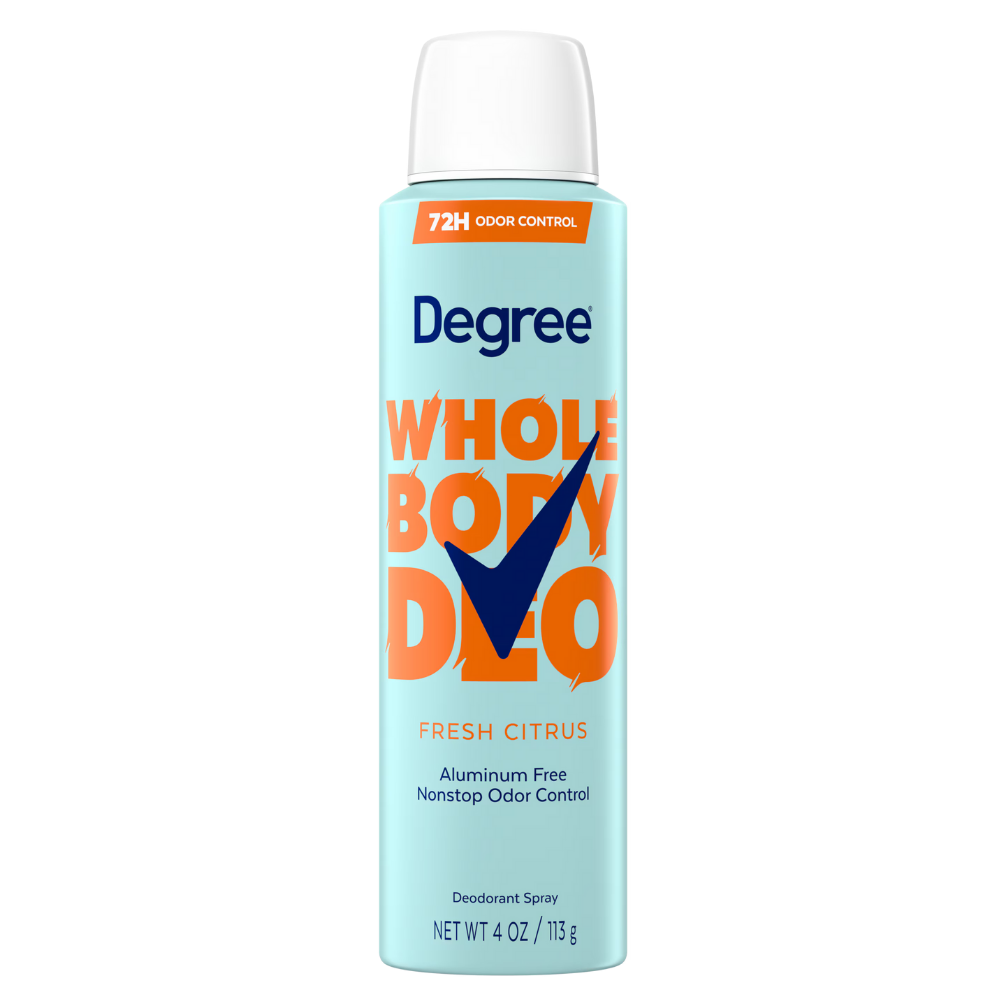 Degree Whole Body Deodorant Spray Fresh Citrus (4 oz)