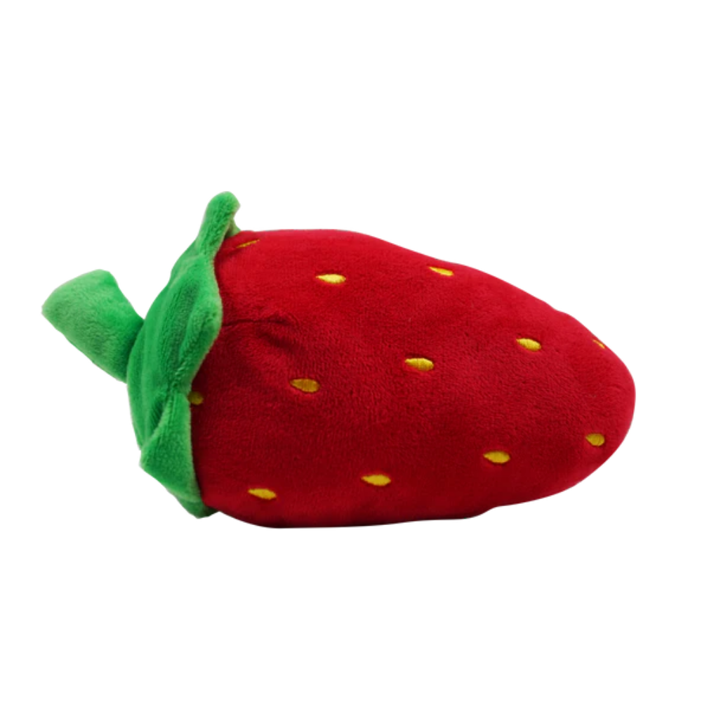 Happy Pet Plush Strawberry Dog Toy (1 unidad)