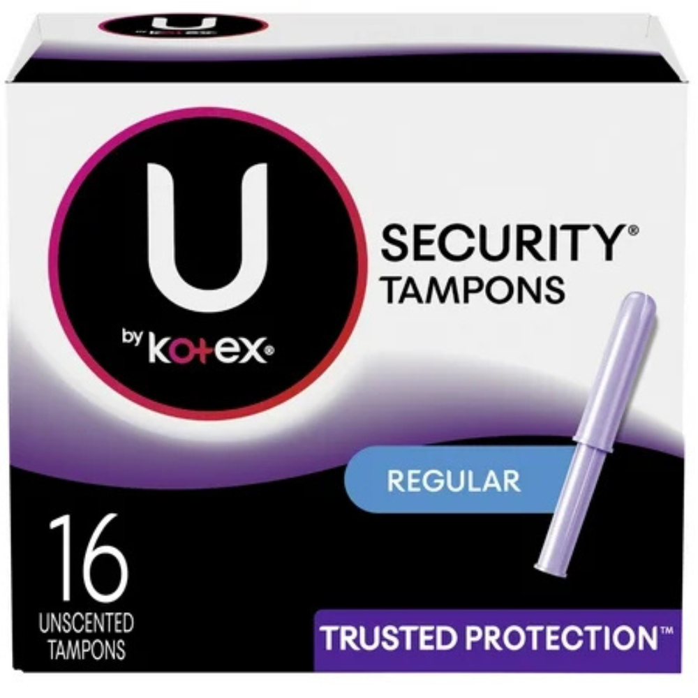 U by Kotex Regular Tampons (16 units)