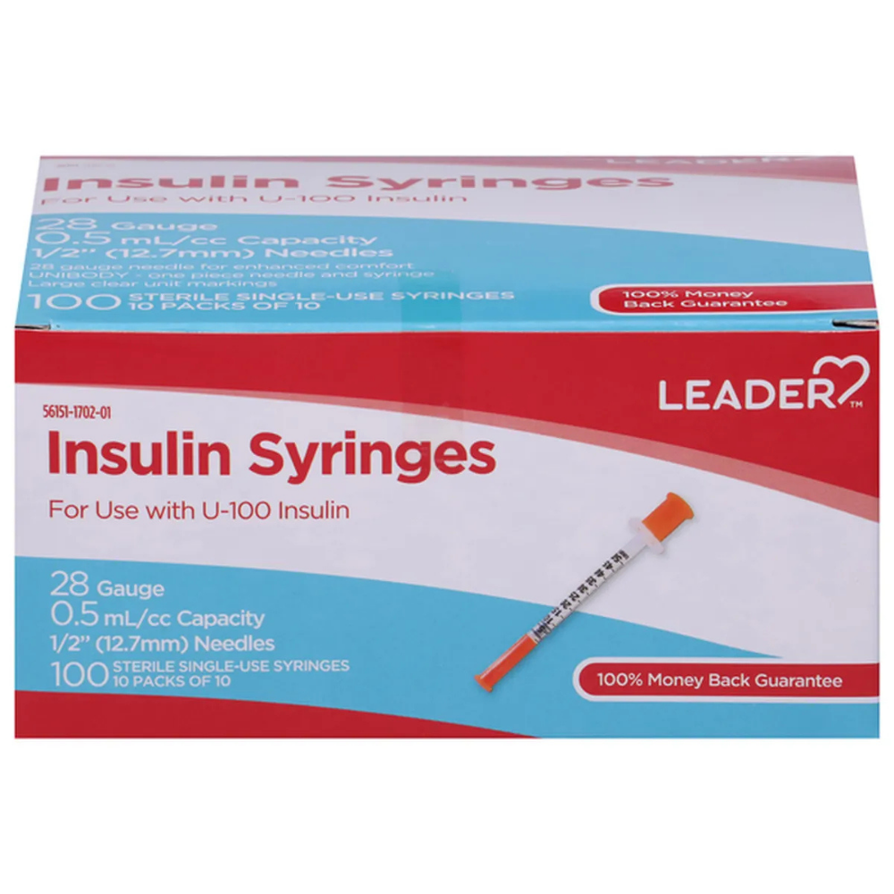 LDR Insulin Syringes 0.5 mL 29G