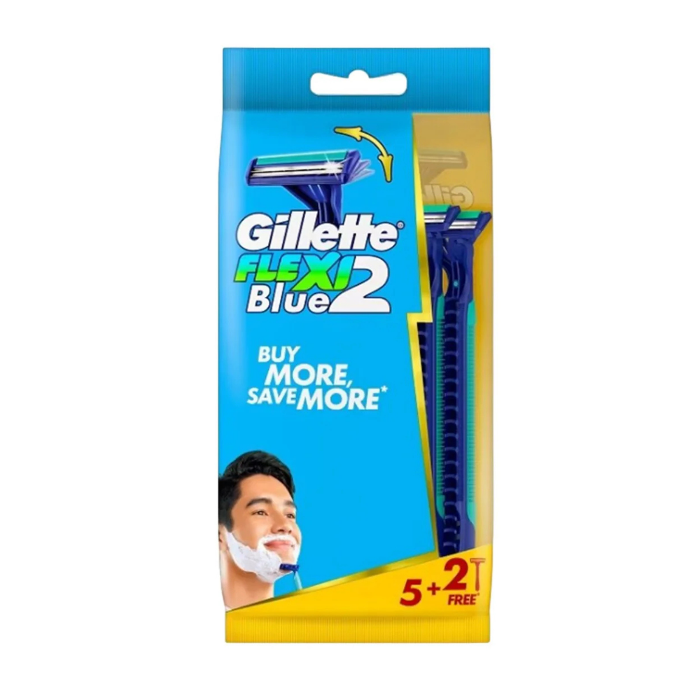 Gillette Blue 2 Flexi Disposable Razors (5+2 pack)