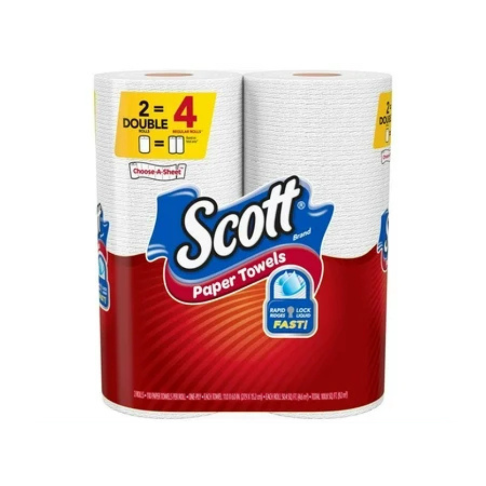 Scott Choose-A-Sheet Paper Towels – 2 Rolls