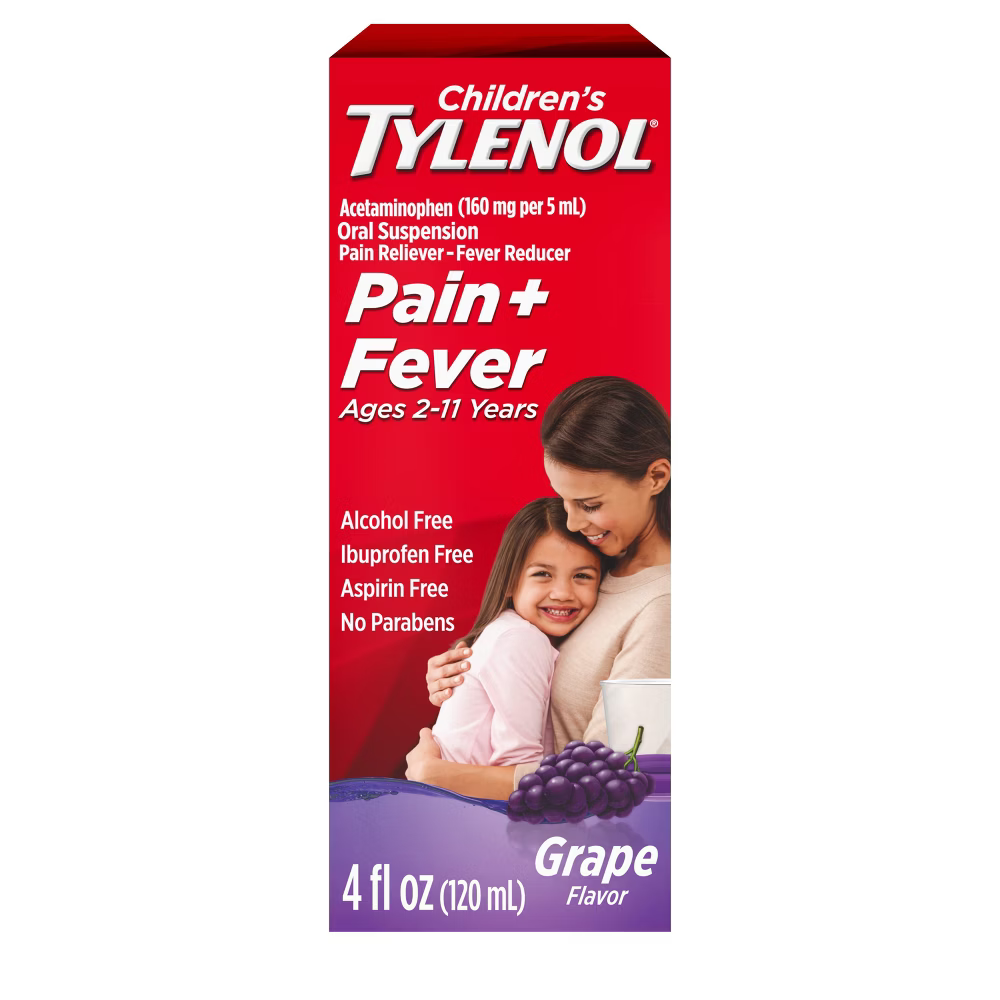 TYLENOL Children’s Suspension, Grape (4 oz)