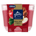 Glade Apple Vela Aromática de 3 Mechas, 6.8 oz