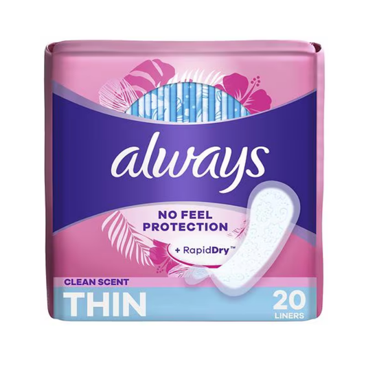 Always Thin Active Dailies Fresh Scented Wrapped Liners (20.00 ct)