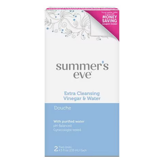 Summer's Eve Extra Cleansing Vinegar & Water Douche (4.5oz 2ct)