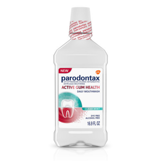 Parodontax Active Gum Health Clear Mint Mouthwash (16.9oz)