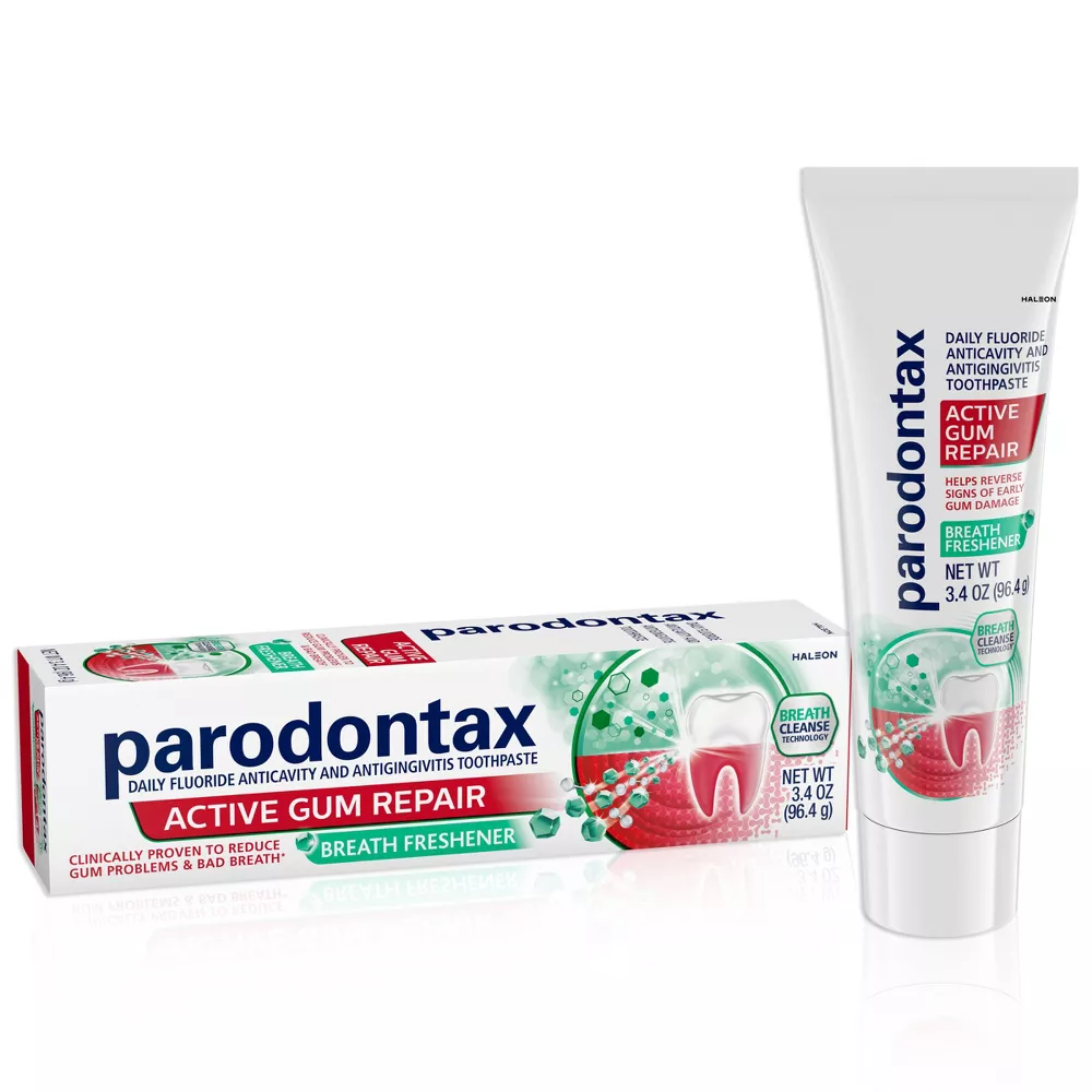 Parodontax Active Gum Repair Breath Freshener Toothpaste (3.4 oz)