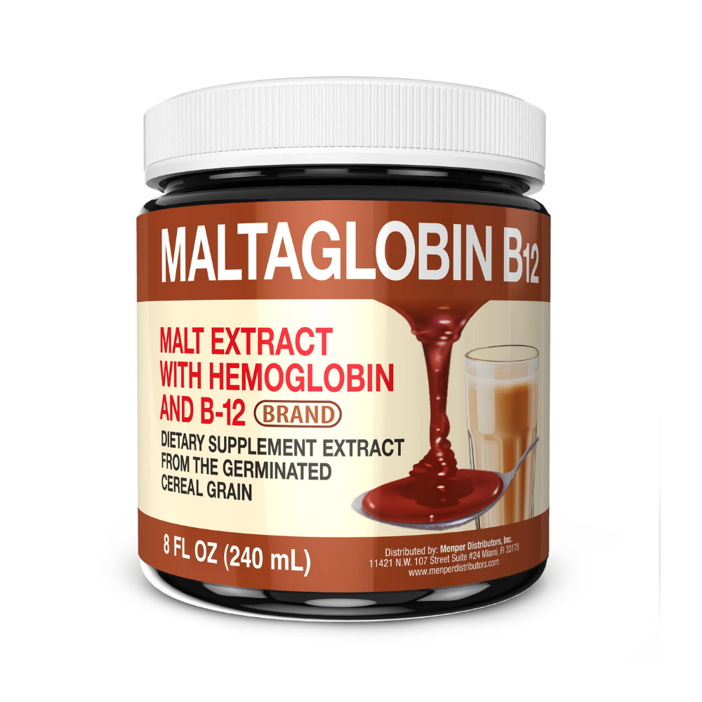 Maltaglobin Malt Extract with Hemoglobin & B-12 (8 oz)
