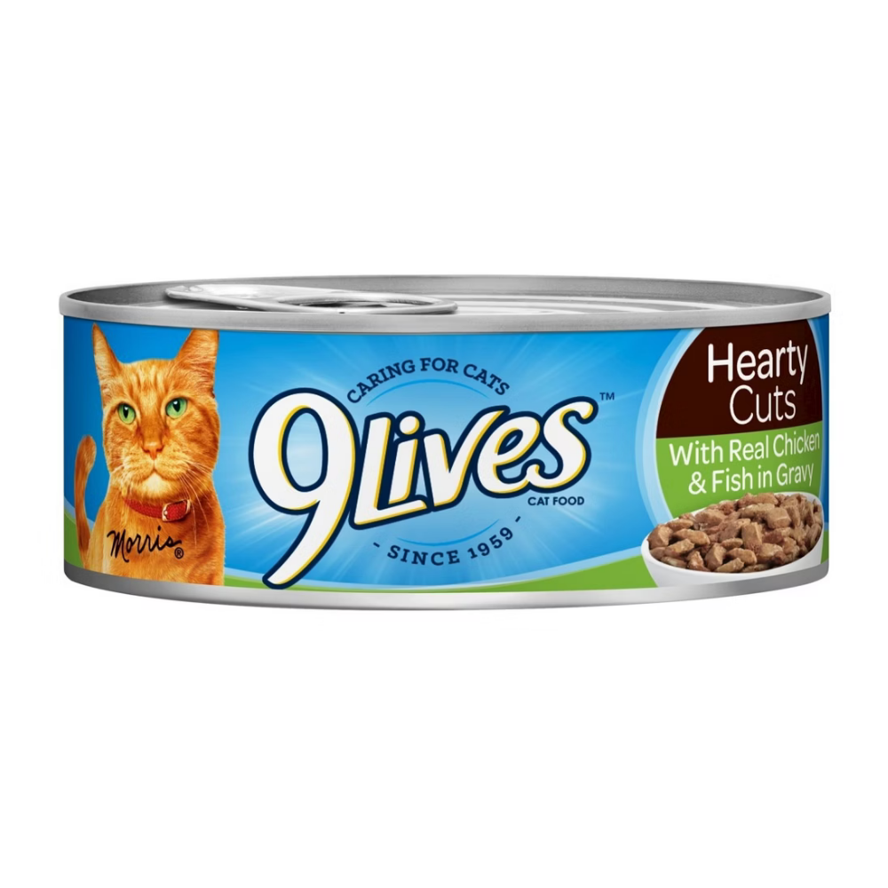 9Lives Hearty Cuts With Real Chicken & Fish in Gravy (5.5oz)