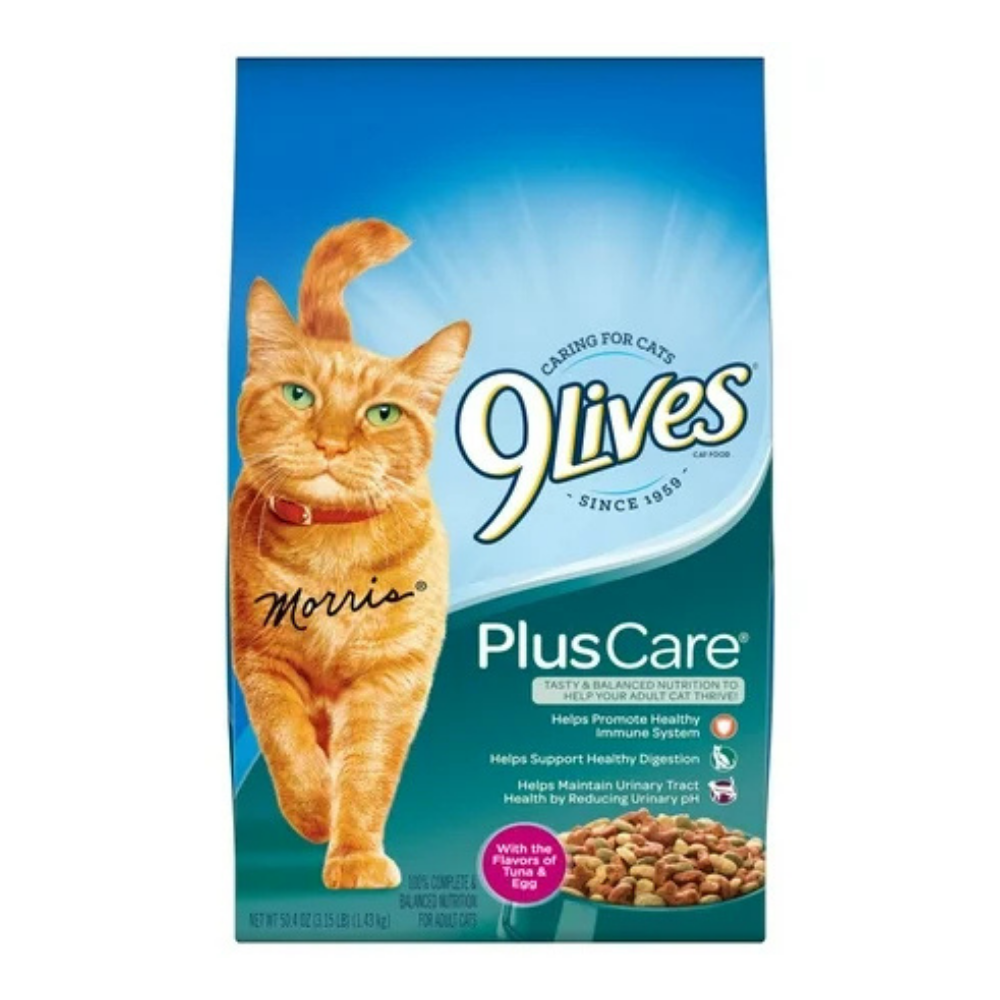 9Lives Plus Care Dry Cat Food (3.15 lb. Bag)