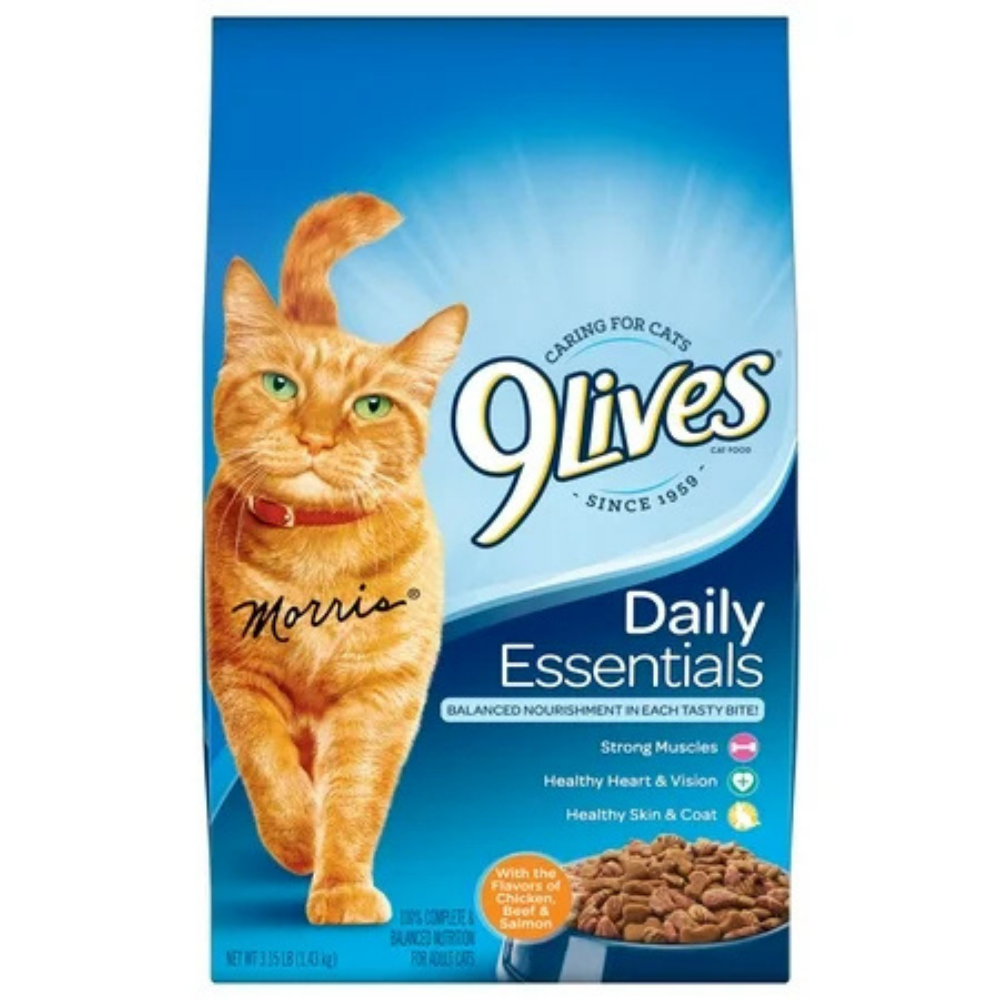 9Lives Daily Essentials Dry Cat Food (3.15lbs)