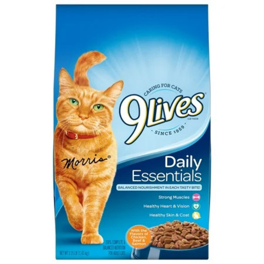 9Lives Daily Essentials Dry Cat Food (3.15lbs)