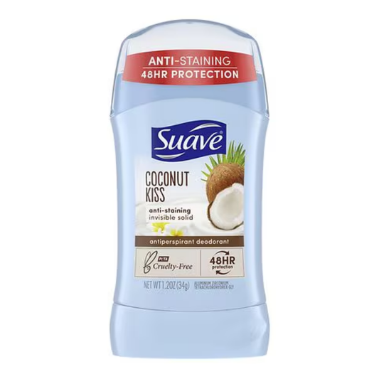 Suave Coconut Kiss Anti Staining Antiperspirant Deodorant (1.2oz)