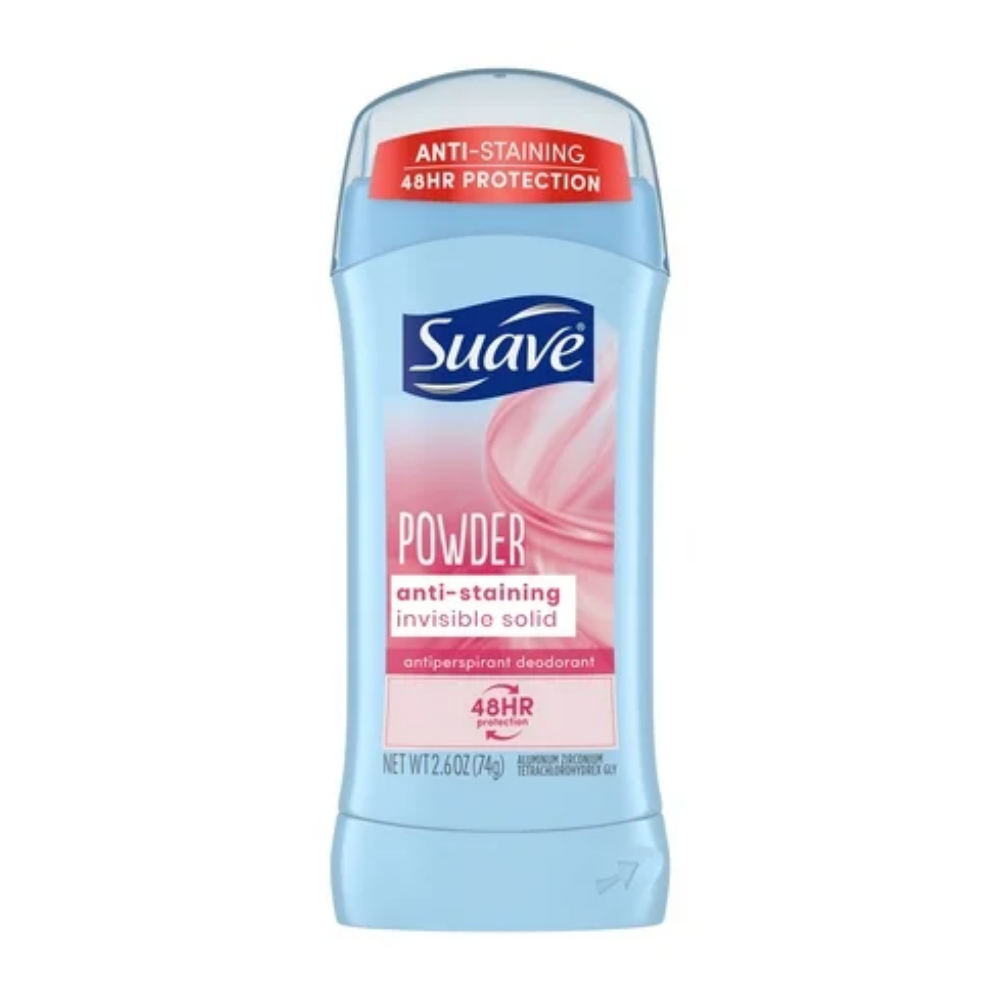 Suave Invisible Solid Antiperspirant Deodorant Powder (2.6 oz)