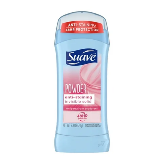 Suave Invisible Solid Antiperspirant Deodorant Powder (2.6 oz)