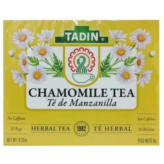 Tadin Chamomile Herbal Tea No Caffeine (0.32oz 10 ct)