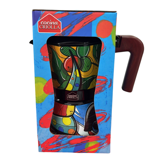 Cocina Criolla "Los Colores De Mi Tierra" Edition Espresso Coffee Maker (6‑Cup)