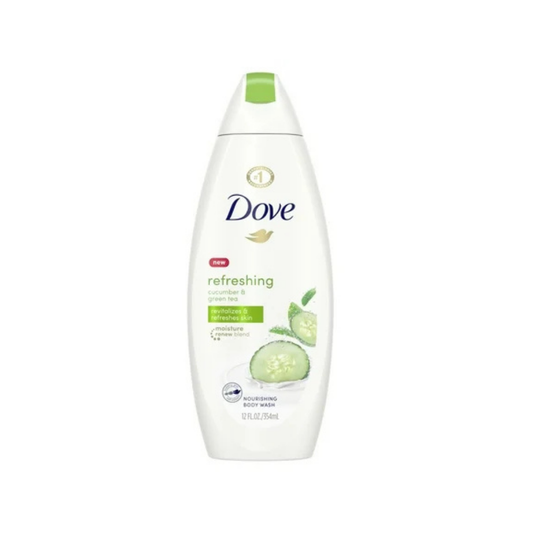 Dove Refreshing Body Wash Cucumber & Green Tea (12 oz)