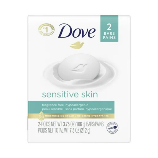 Dove Sensitive Skin Soap 2 x (3.75 oz)