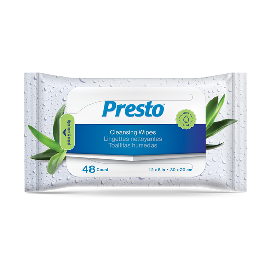 Presto Cleansing Wipes (48 ct)