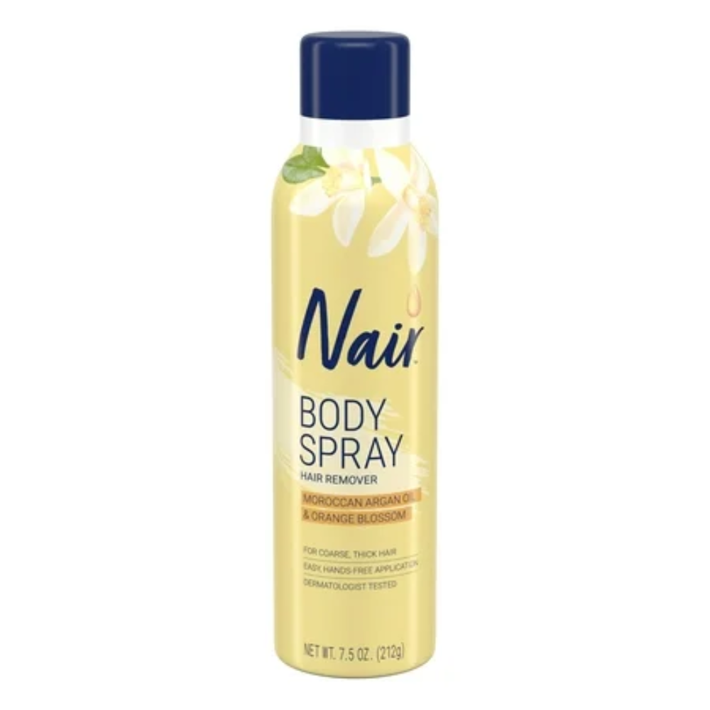 Nair Hair Remover Body Spray with Moroccan Argan Oil (7.5 oz)