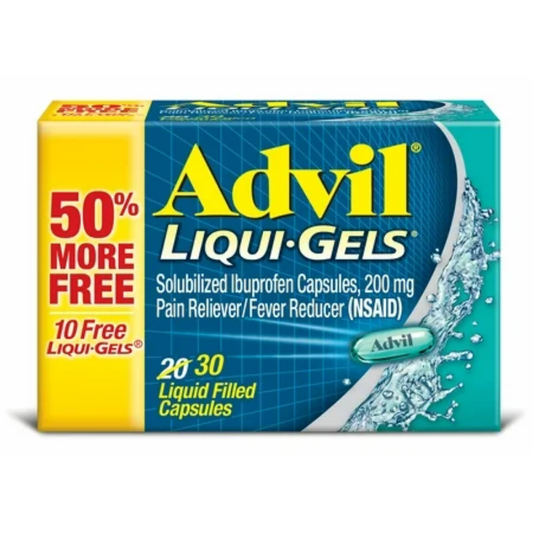 Advil Liqui-Gels 20 + 10 Free Liqui Gels (200 mg)