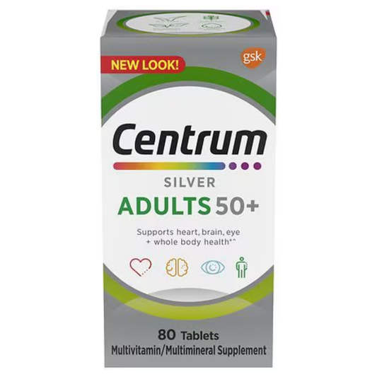 Centrum Silver Adults 50+ Multivitamin (80 ct)