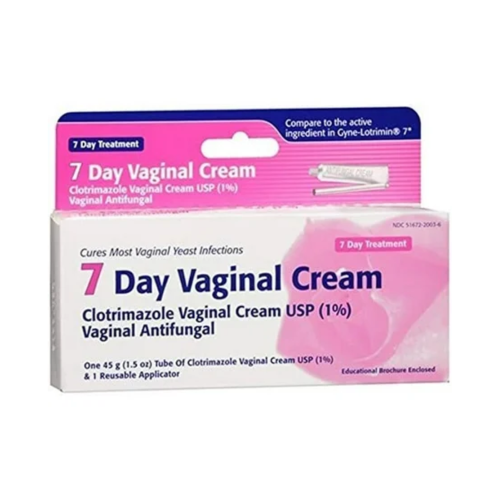 Taro Clotrimazole 7 Day Vaginal Cream Antifungal Treatmetn (1.5 oz)