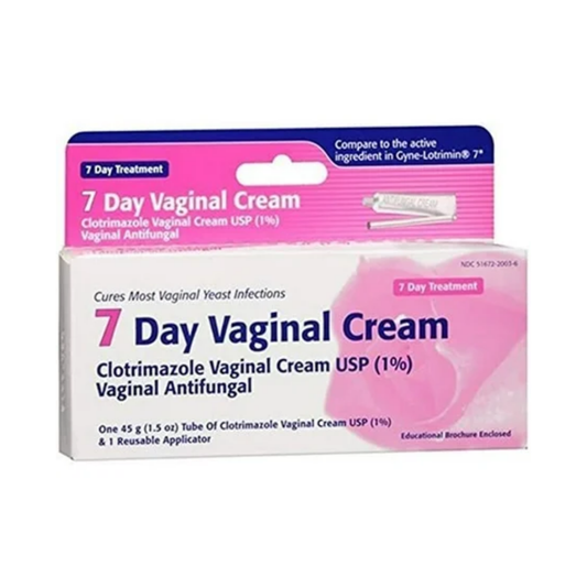 Taro Clotrimazole 7 Day Vaginal Cream Antifungal Treatmetn (1.5 oz)