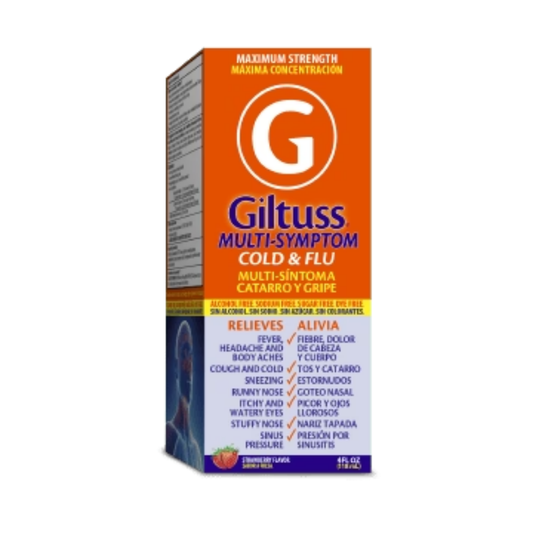 Giltuss Multi Symptom Cold and Flu (4 oz)