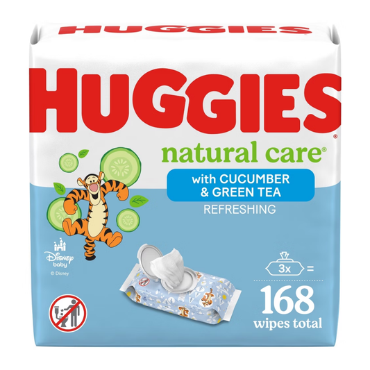 Huggies Natural Care Sensitive Wipes (168 ct)