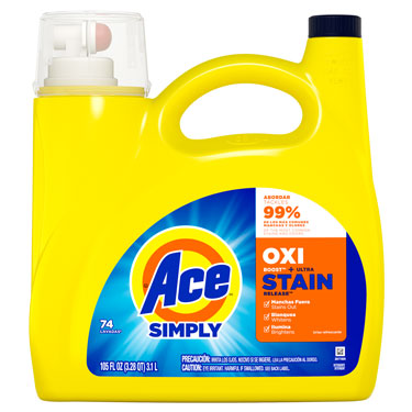 Ace Simply Oxi Stain Liquid Laundry Detergent – 105 oz