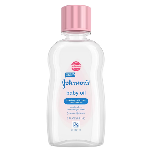 Johnsons Baby Body Moisturizing Liquid Mineral Oil (3 oz)