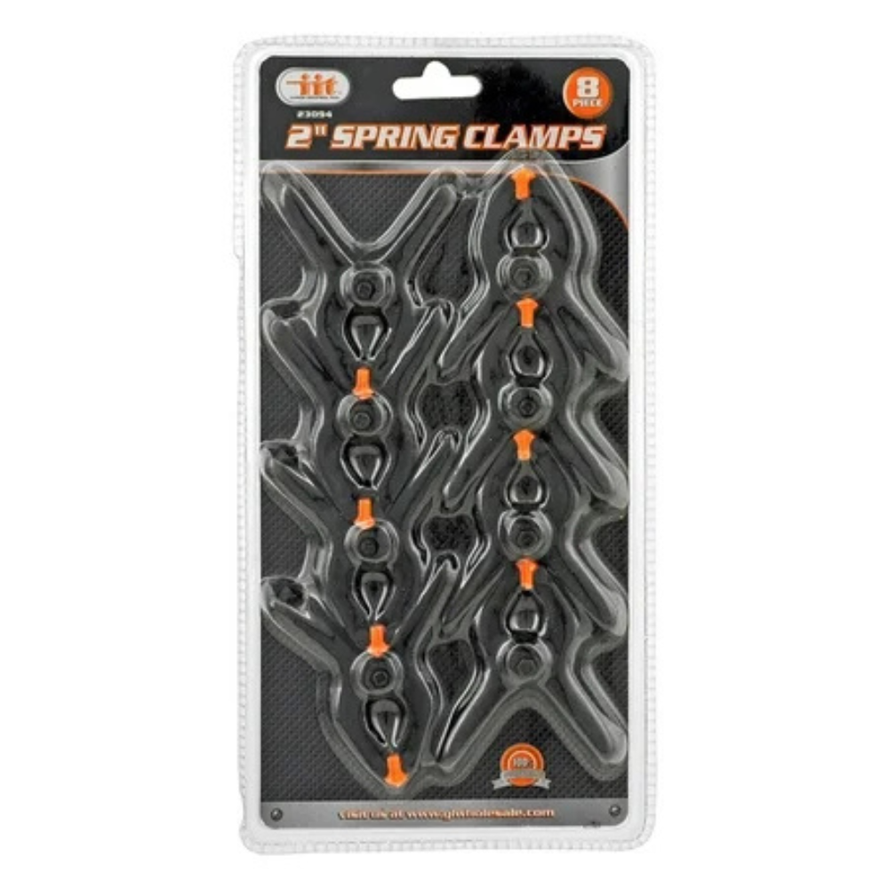 Illinois Industrial Tool 2" Hand Spring Clamp Set (8-Pack)
