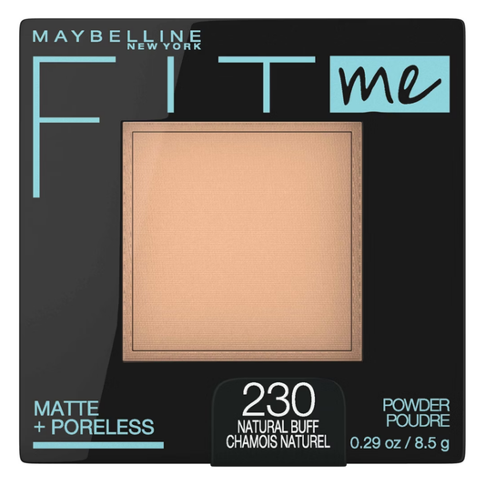 Maybelline Fit Me Matte + Poreless Pressed Powder (230 Natural Buff, 0.29oz)