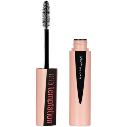 Maybelline Total Temptation Washable Mascara (Blackest Black, 0.27 fl oz)