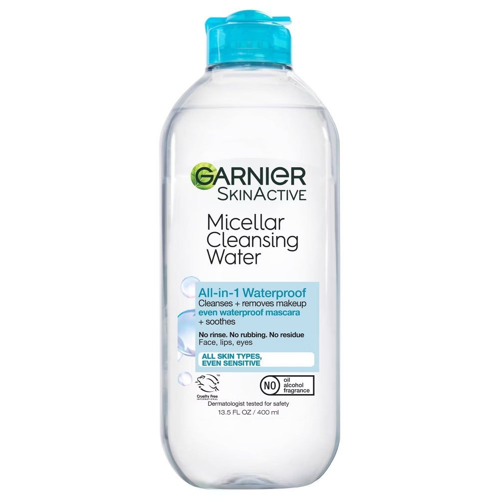 Garnier SkinActive Micellar Cleansing Water for Waterproof Makeup (13.5 oz)